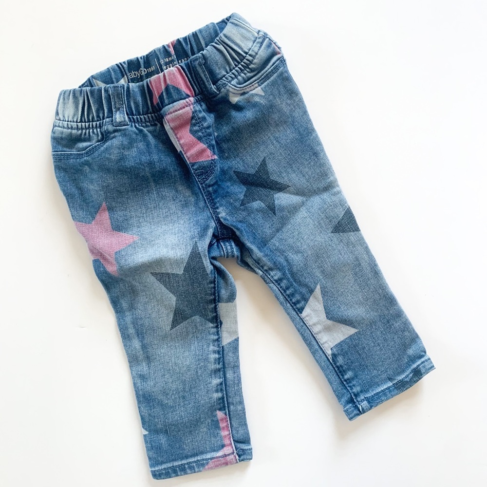 Baby Gap Star Pull on Stretch Jeggings